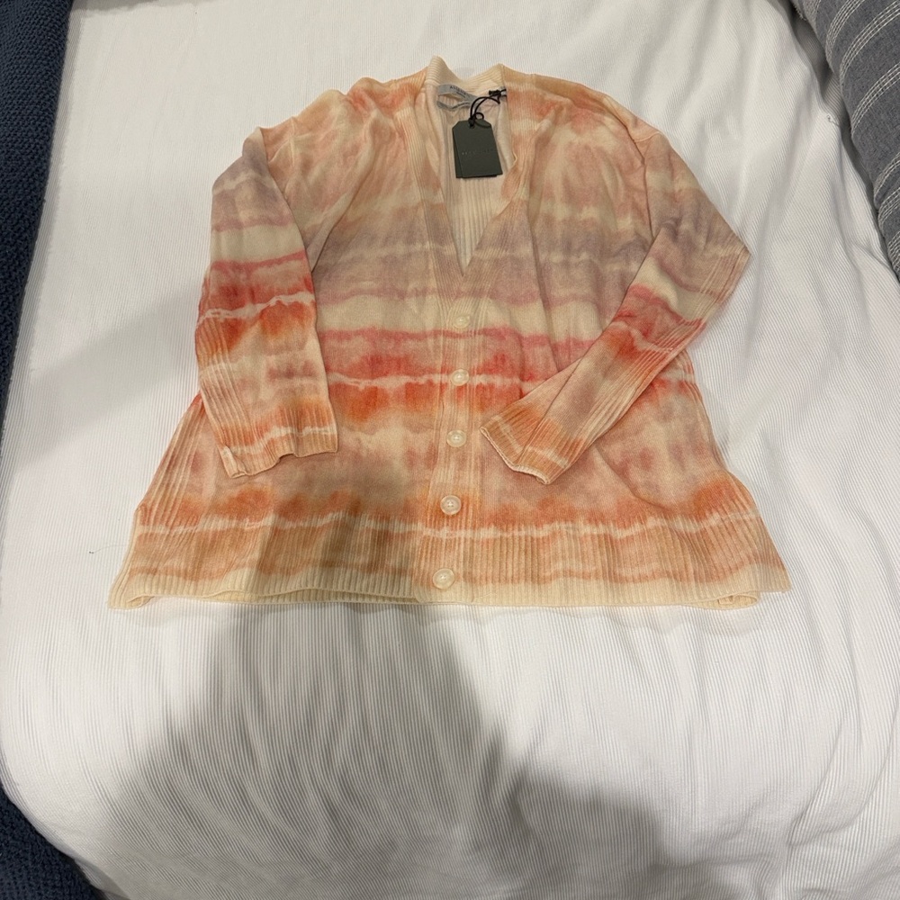 Allsaints Marea Tie Dye Cardigan Sweater M - Picture 2 of 4